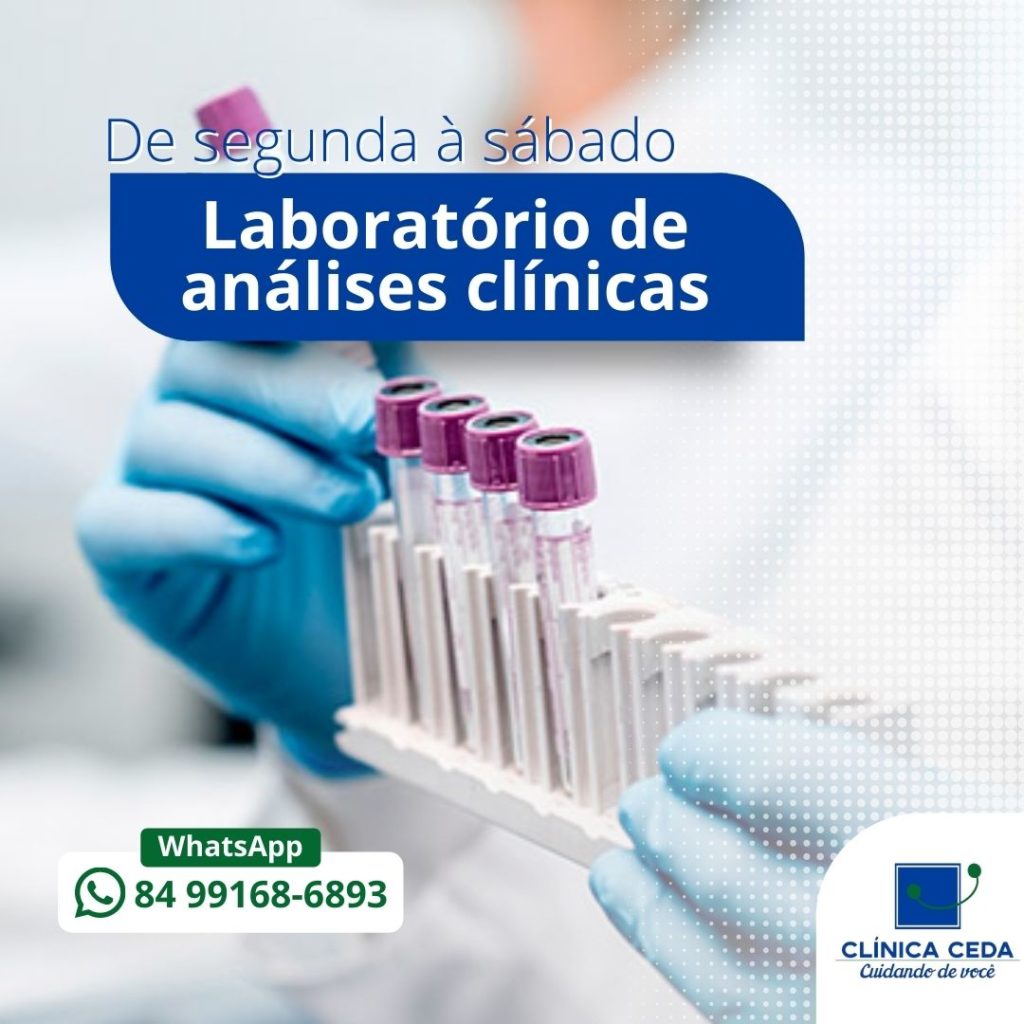 Laboratório de análises clínicas em Natal e Parnamirim - Clínica CEDA